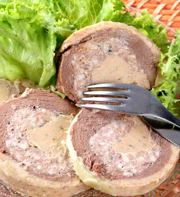 Magret farci au Foie gras