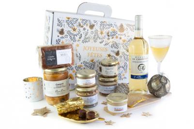 coffret gourmand de No�l - Joyeuses F�tes