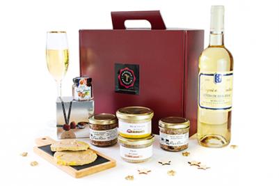 Super PROMOTIONS Panier Gourmand du Périgord foie gras Coffrets cadeaux  noel ▷