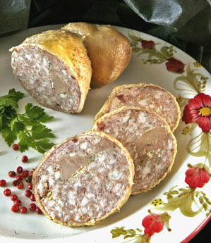 Cou farci de Canard 30 % de Foie gras