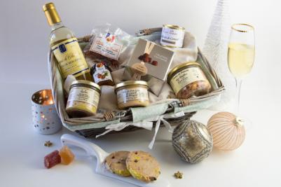 Super PROMOTIONS Le COLIS GOURMAND foie gras Coffrets cadeaux noel ▷