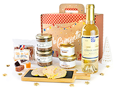 Cellier du Périgord - Panier Gourmand - Colis Gourmand 2023 - Coffret  Gourmand - Spécial Cadeau de Noël - Panier Garni à Offrir : :  Epicerie