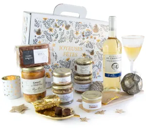 coffret gourmand de Noël - Joyeuses Fêtes
