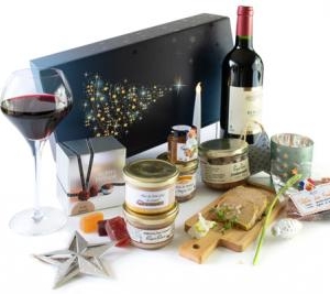 Coffret cadeau bleu gourmand